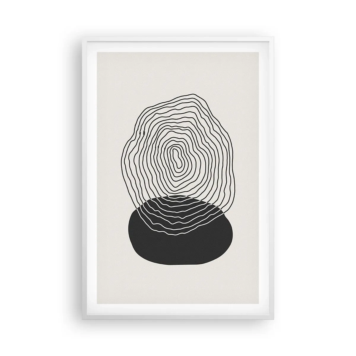 Affiche dans un cadre blanc - Poster - Durabilité et oscillation - 61x91 cm