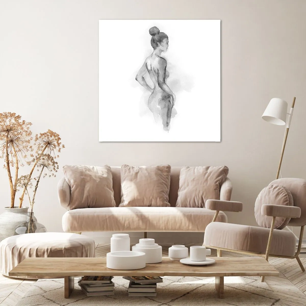 Impression sur toile - Image sur toile - Belle comme une peinture - 40x40 cm