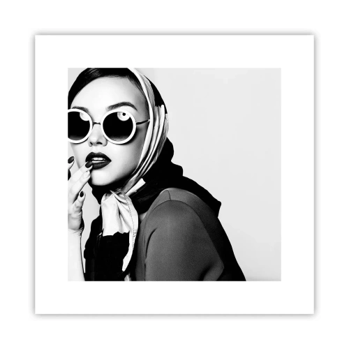 Affiche - Poster - Salutations des années 60 - 30x30 cm