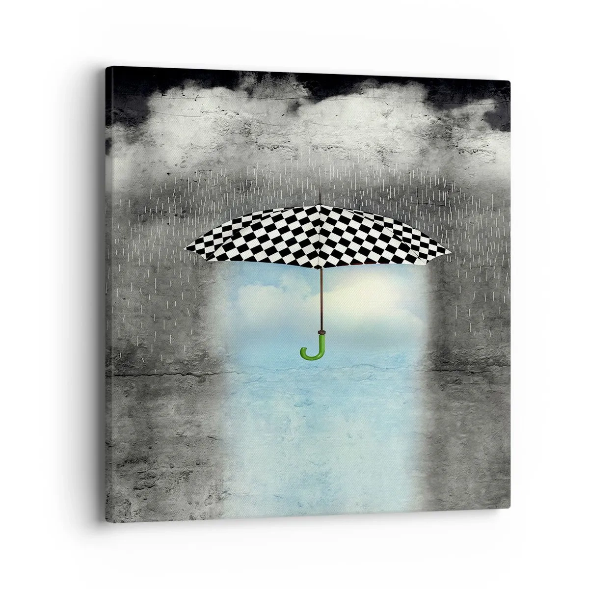 Impression sur toile - Image sur toile - Et pourtant c'est possible - 40x40 cm