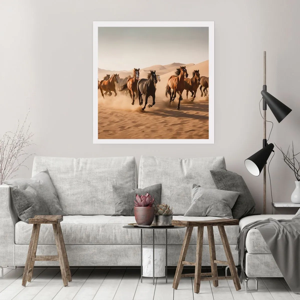 Affiche - Poster - Libre comme le vent - 50x50 cm