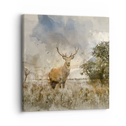 Impression sur toile - Image sur toile - Dignité - force - majesté - 30x30 cm