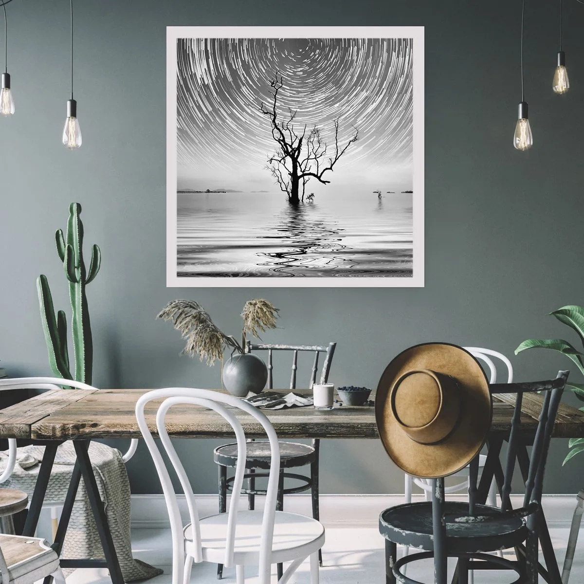 Affiche - Poster - La symphonie de la nature - 30x30 cm