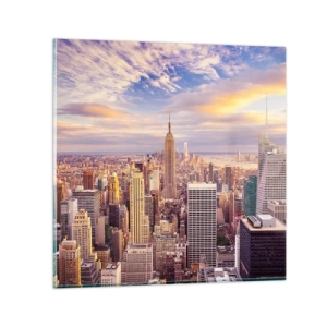 Impression sur verre - Image sur verre - Atteindre les nuages ​​eux-mêmes - 70x70 cm