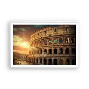 Affiche dans un cadre blanc - Poster - Une impression colossale - 91x61 cm