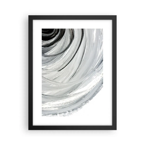 Affiche dans un cadre noir - Poster - Composition orbitale - 30x40 cm