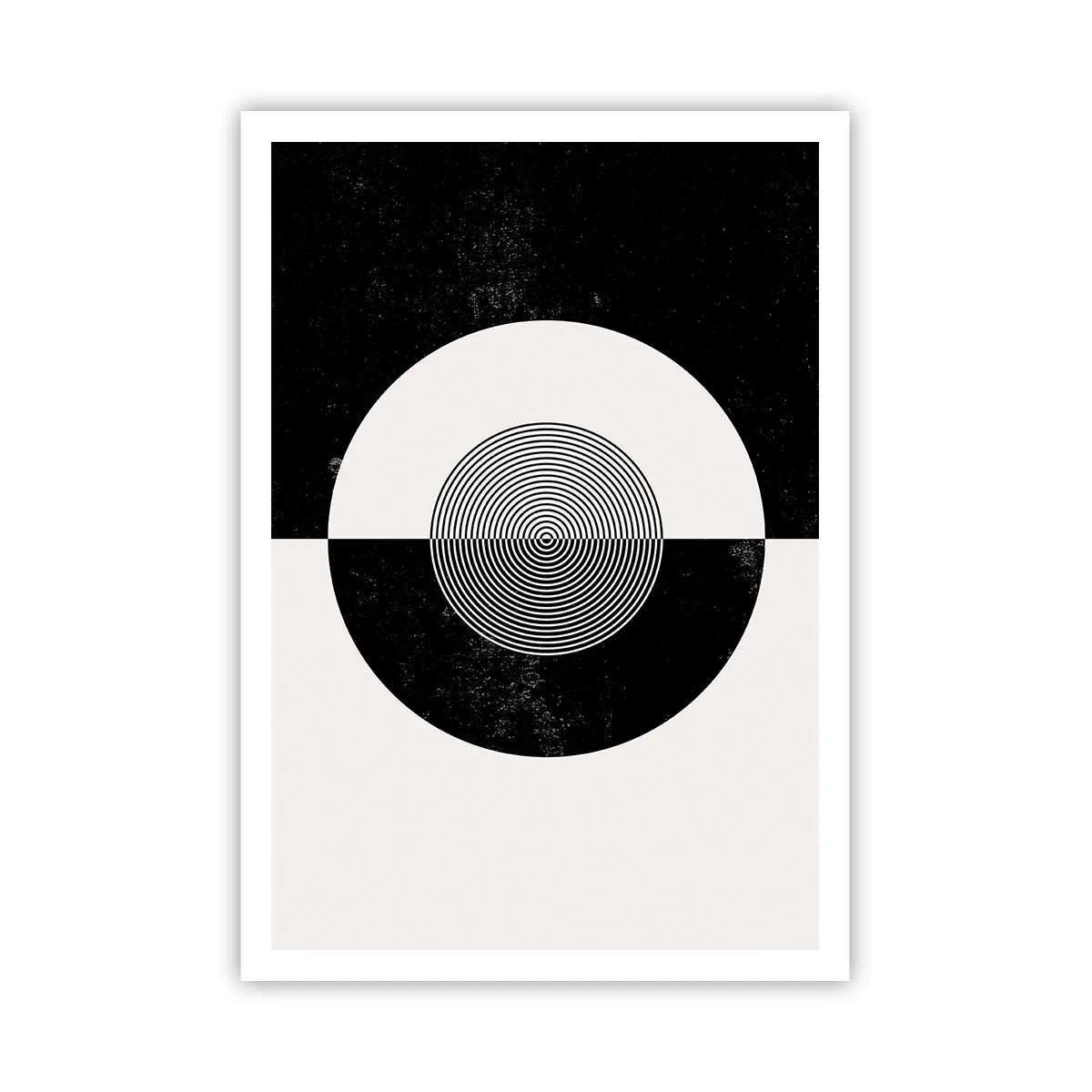 Affiche - Poster - Harmonie de noir et blanc - 70x100 cm