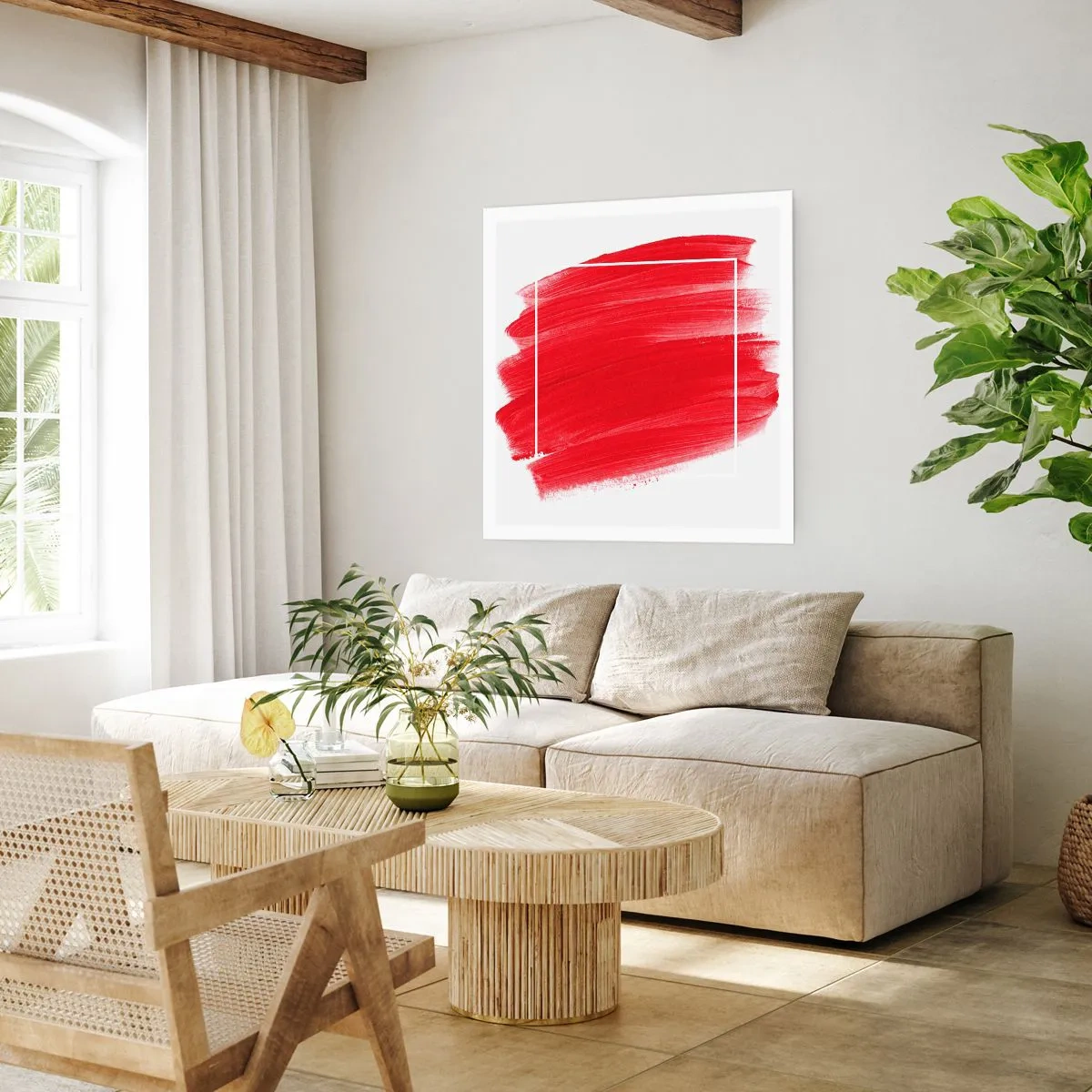 Affiche - Poster - En dehors du cadre - 40x40 cm