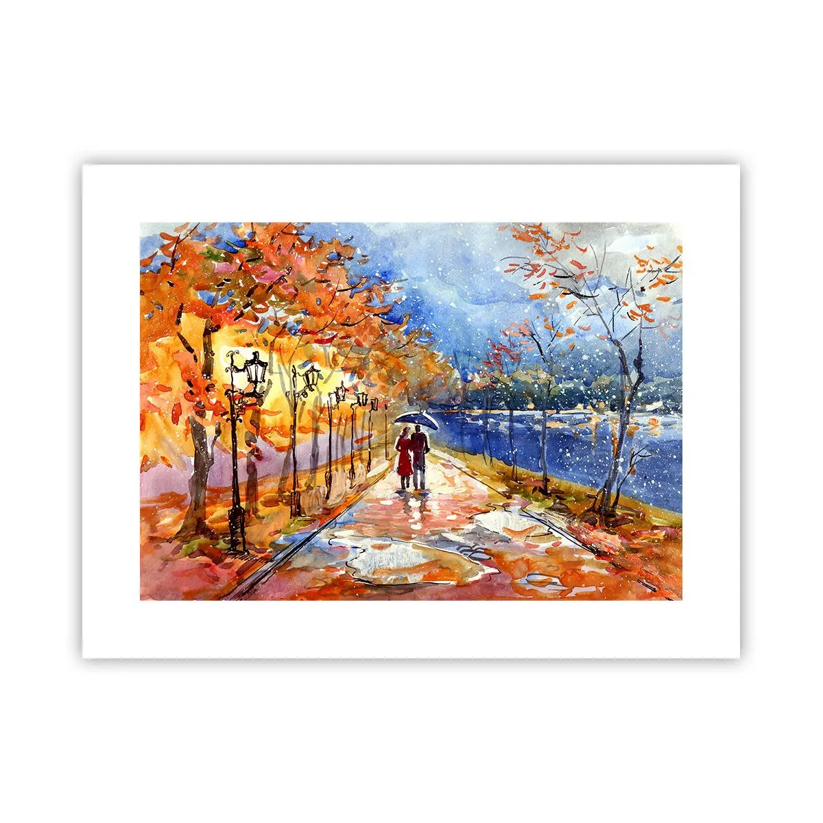 Affiche - Poster - Ensemble jusqu'au bout du temps - 40x30 cm