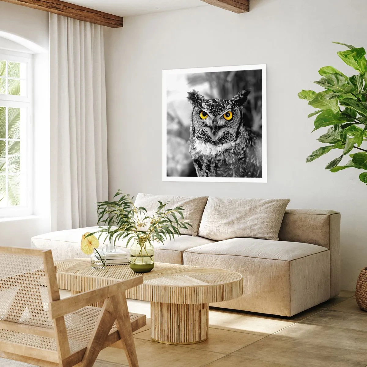 Affiche - Poster - Rien ne se cachera - 60x60 cm