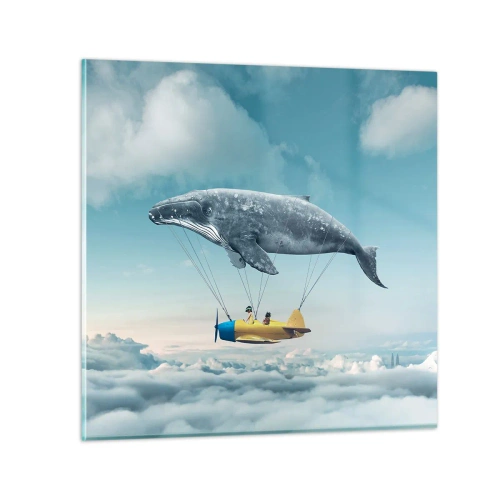 Impression sur verre - Image sur verre - Pourquoi pas? - 70x70 cm