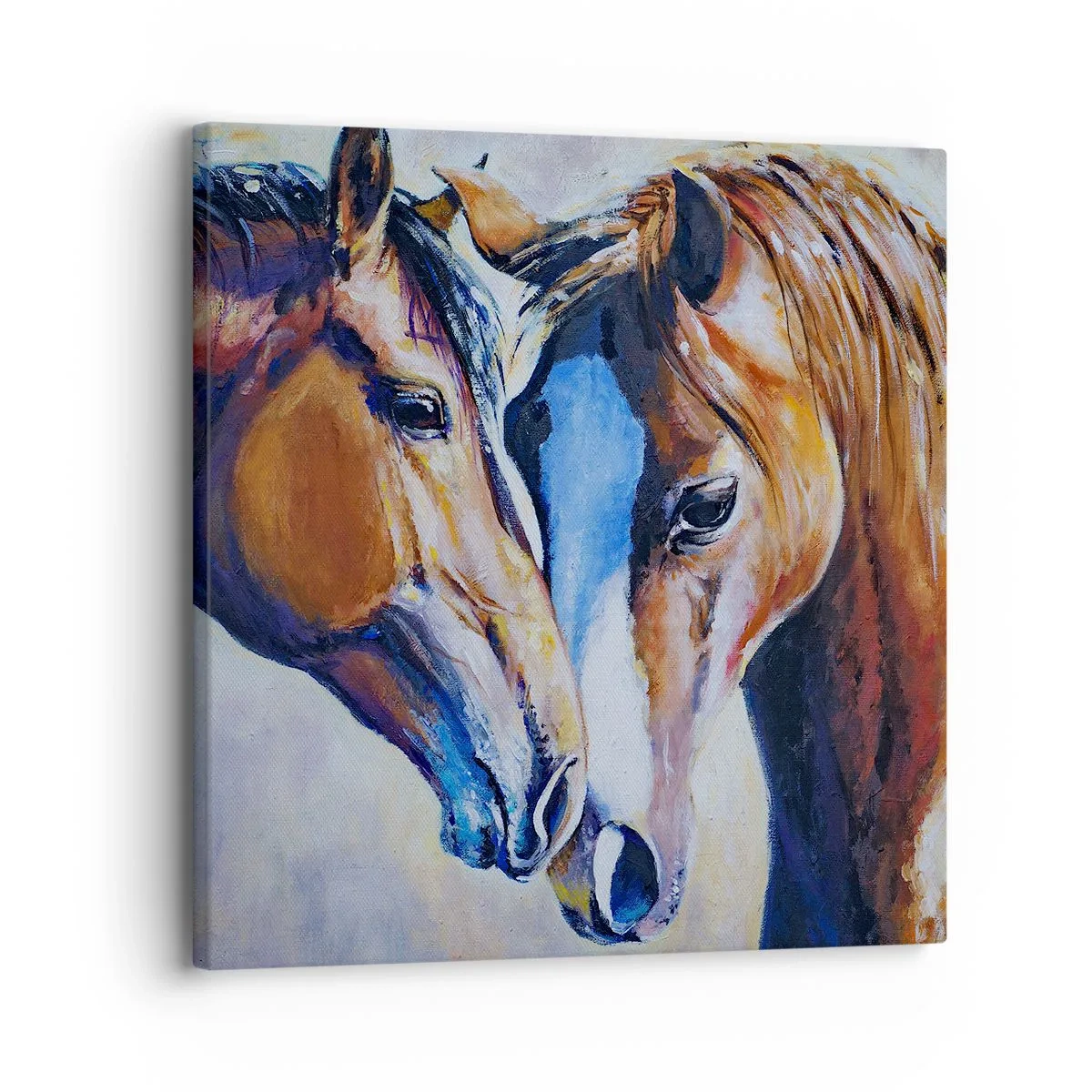 Impression sur toile - Image sur toile - Est-ce de l'amitié ? Ou de l'amour ? - 30x30 cm
