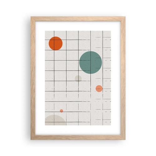 Affiche dans un chêne clair - Poster - Piégé. Nous ou eux ? - 30x40 cm