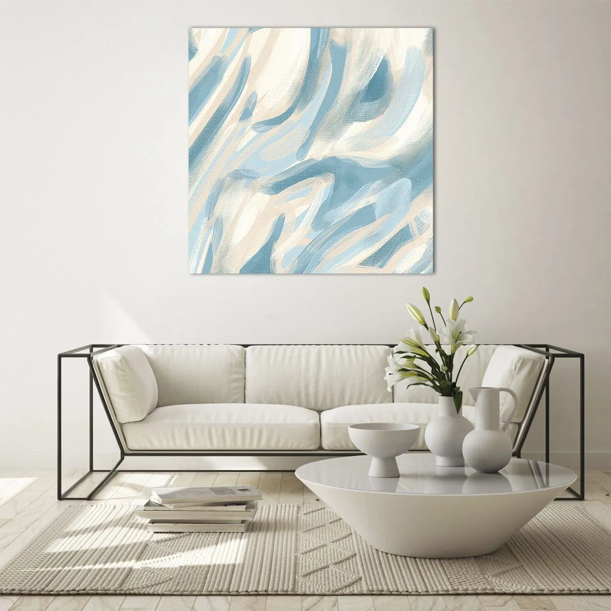 Impression sur verre - Image sur verre - Brise printanière - 70x70 cm