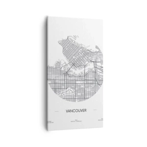 Impression sur toile - Image sur toile - Anatomie de Vancouver - 55x100 cm