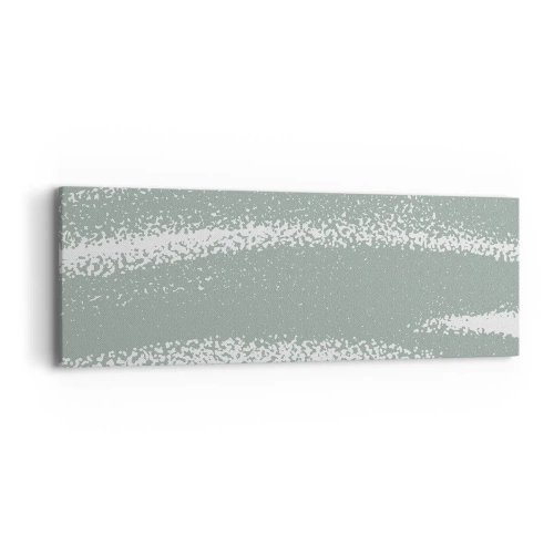 Impression sur toile - Image sur toile - Abstraction dans un climat hivernal - 90x30 cm