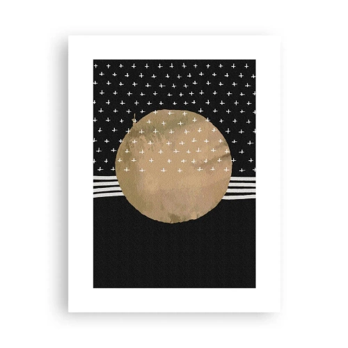 Affiche - Poster - Composition : drapeau galaxie - 30x40 cm