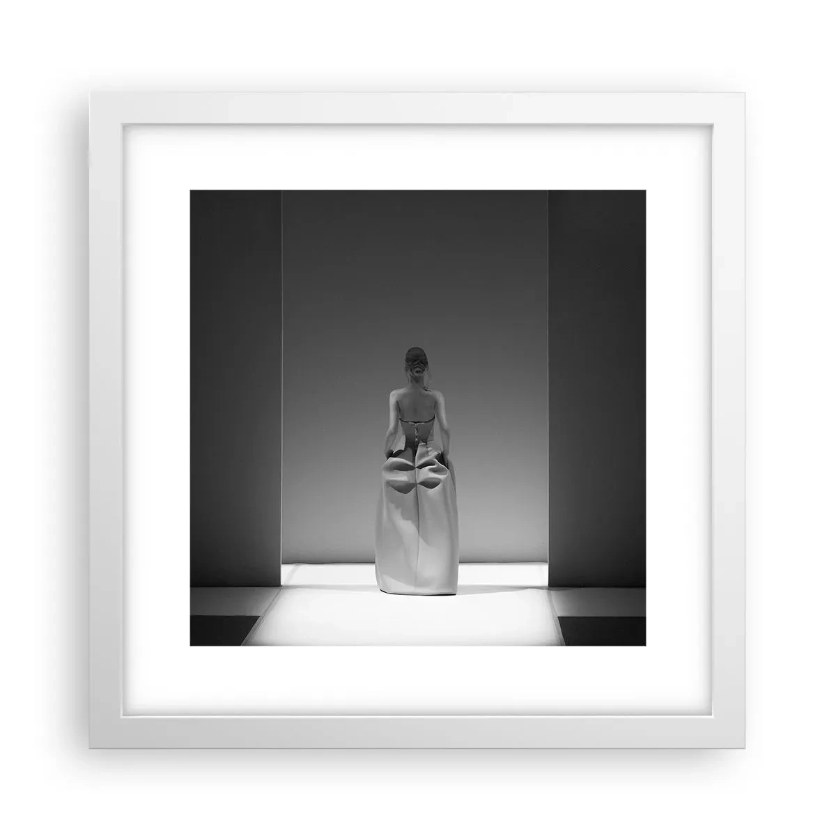 Affiche dans un cadre blanc - Poster - Simplicité raffinée - 30x30 cm