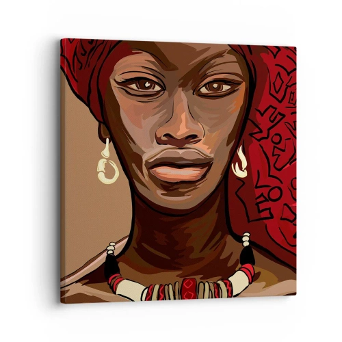Impression sur toile - Image sur toile - Vénus d'ébène - 30x30 cm