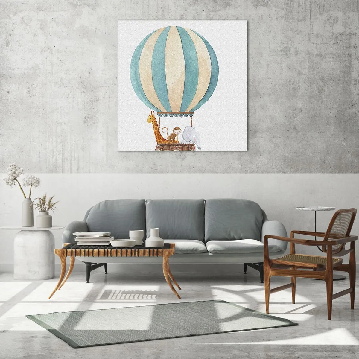 Impression sur verre - Image sur verre - Voyage fantastique - 30x30 cm