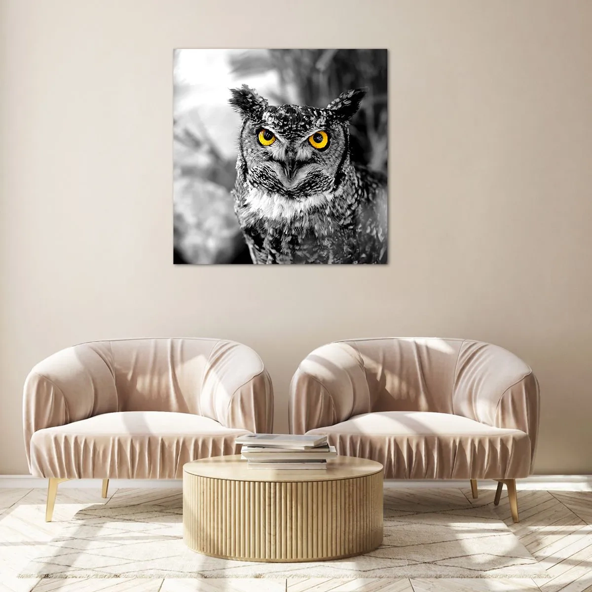 Impression sur verre - Image sur verre - Rien ne se cachera - 30x30 cm