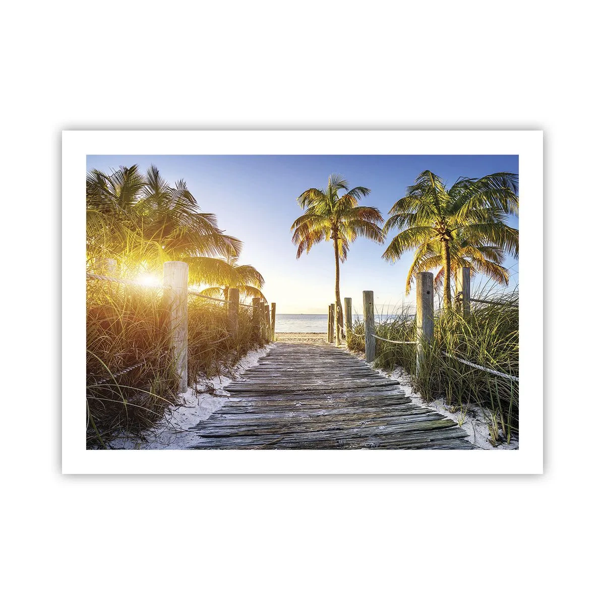 Affiche - Poster - Directement au paradis - 70x50 cm
