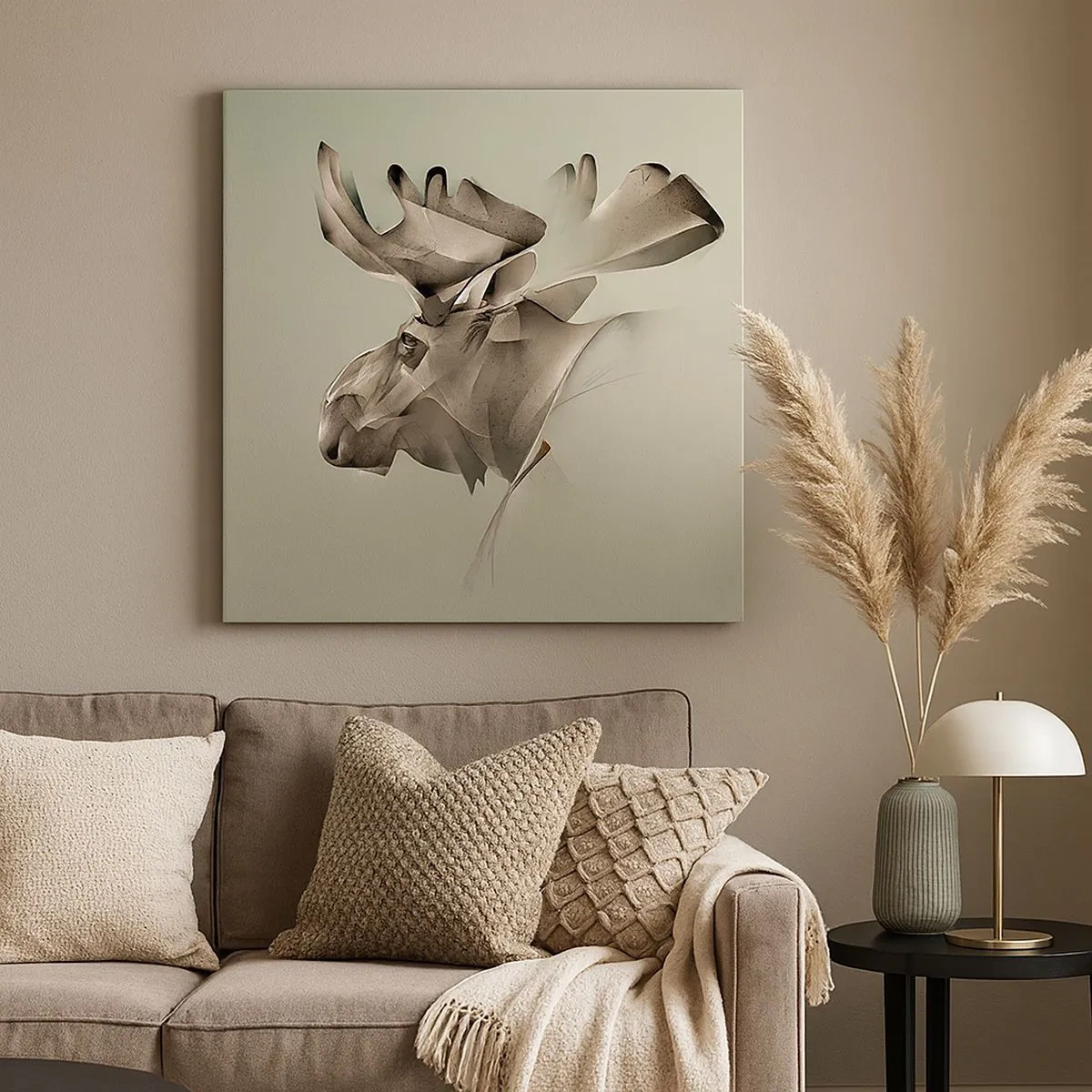 Impression sur toile - Image sur toile - La douce force de la paix - 30x30 cm