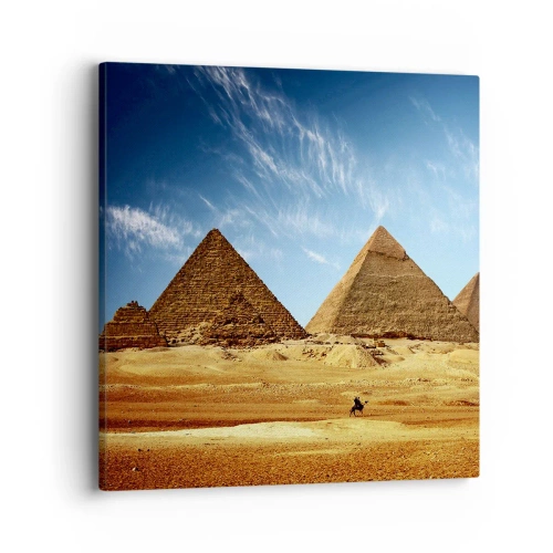 Impression sur toile - Image sur toile - 40 siècles vous regardent - 40x40 cm