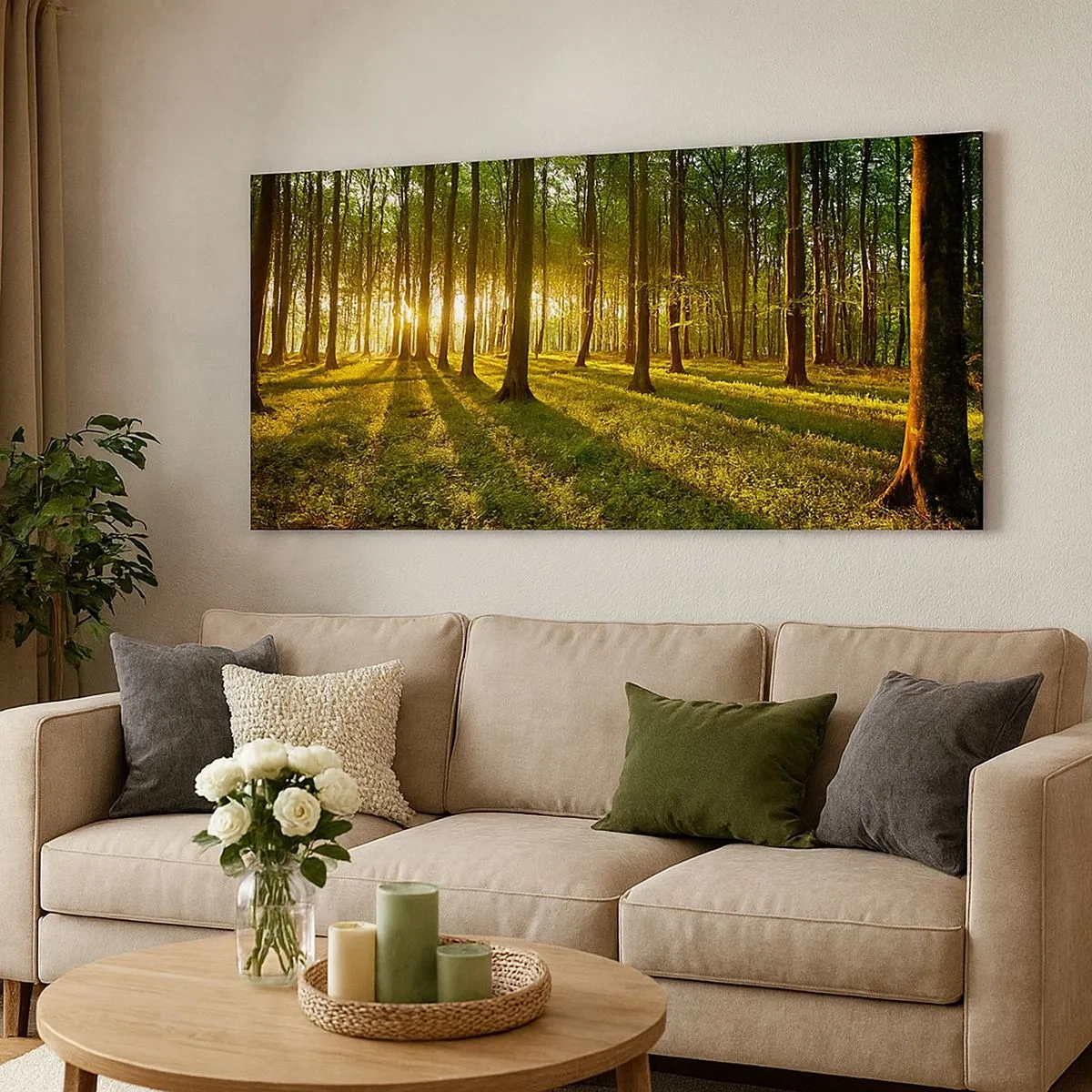 Impression sur toile - Image sur toile - Toutes les photographies de printemps - 100x40 cm