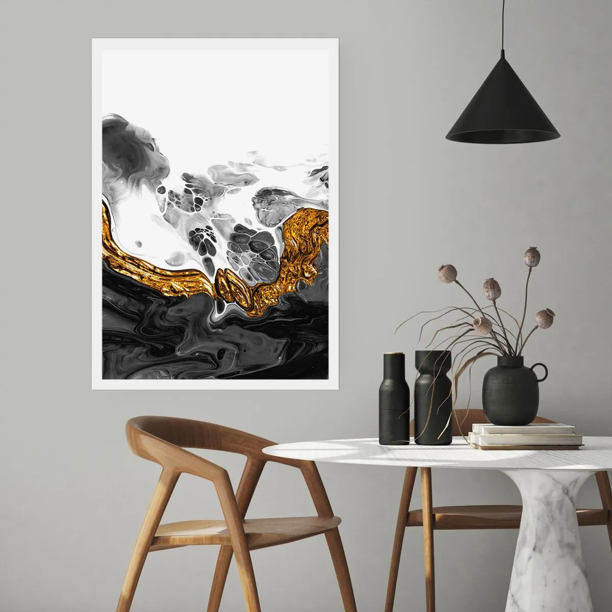 Affiche - Poster - Composition organique - 30x40 cm