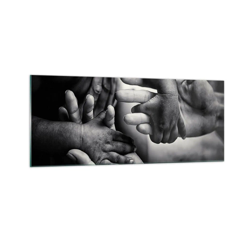 Impression sur verre - Image sur verre - Être humain - 100x40 cm