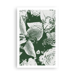 Affiche - Poster - Bouquet - le monde du vert - 61x91 cm