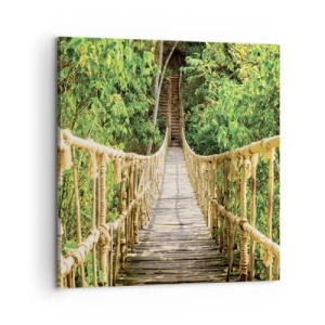 Impression sur toile - Image sur toile - Suspendu dans la nature - 60x60 cm