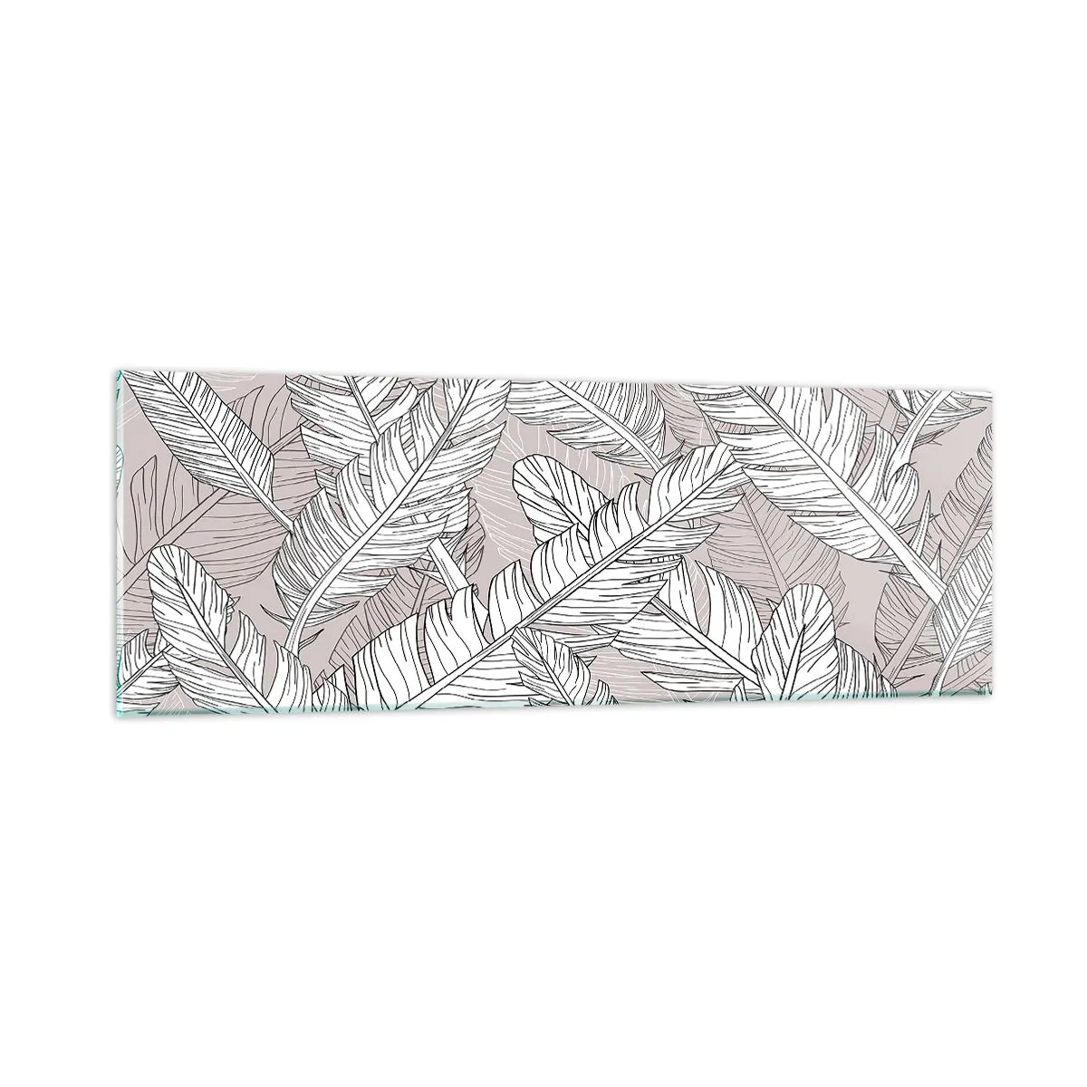 Impression sur verre - Image sur verre - Un tourbillon de plumes - 90x30 cm