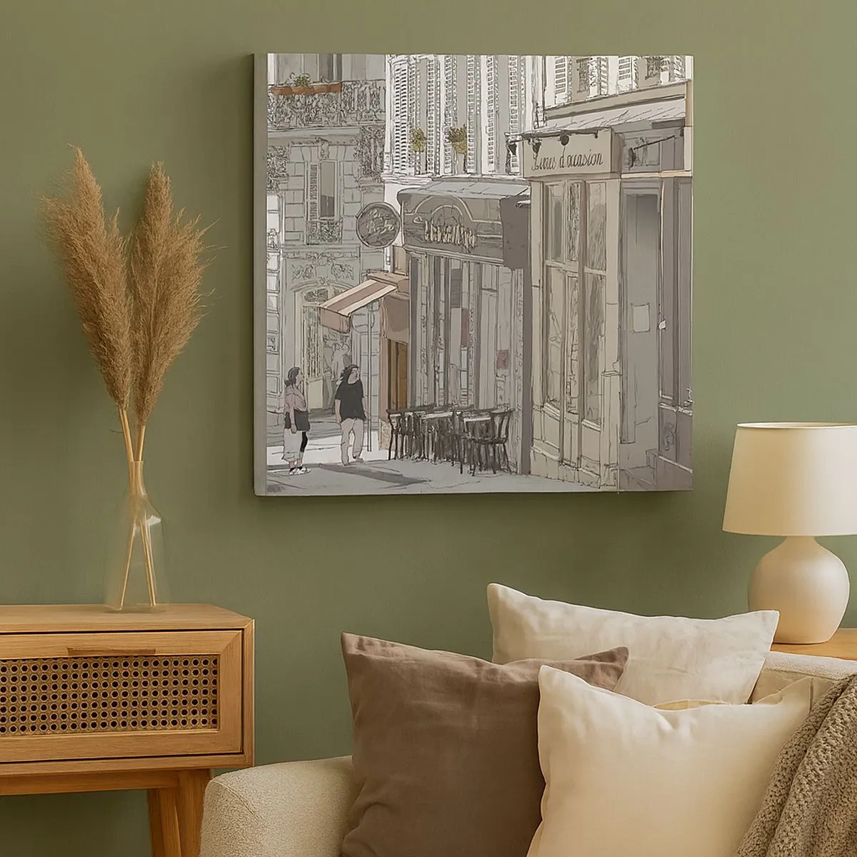 Impression sur toile - Image sur toile - Joie de la ville - 30x30 cm