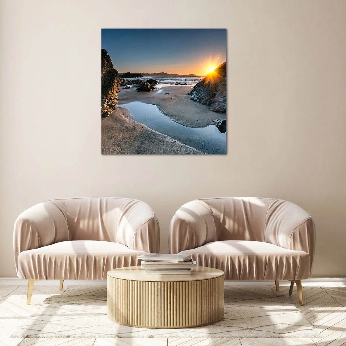 Impression sur verre - Image sur verre - Intouché par la main de l'homme - 50x50 cm