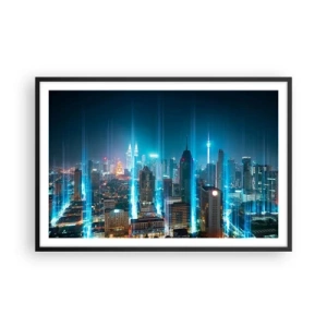 Affiche dans un cadre noir - Poster - À Berlin au paradis - 91x61 cm