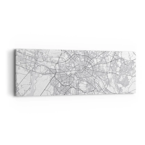 Impression sur toile - Image sur toile - Fleur de Berlin - 90x30 cm