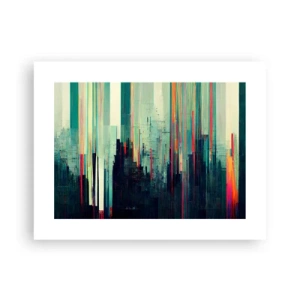 Affiche - Poster - Ville futuriste - 40x30 cm
