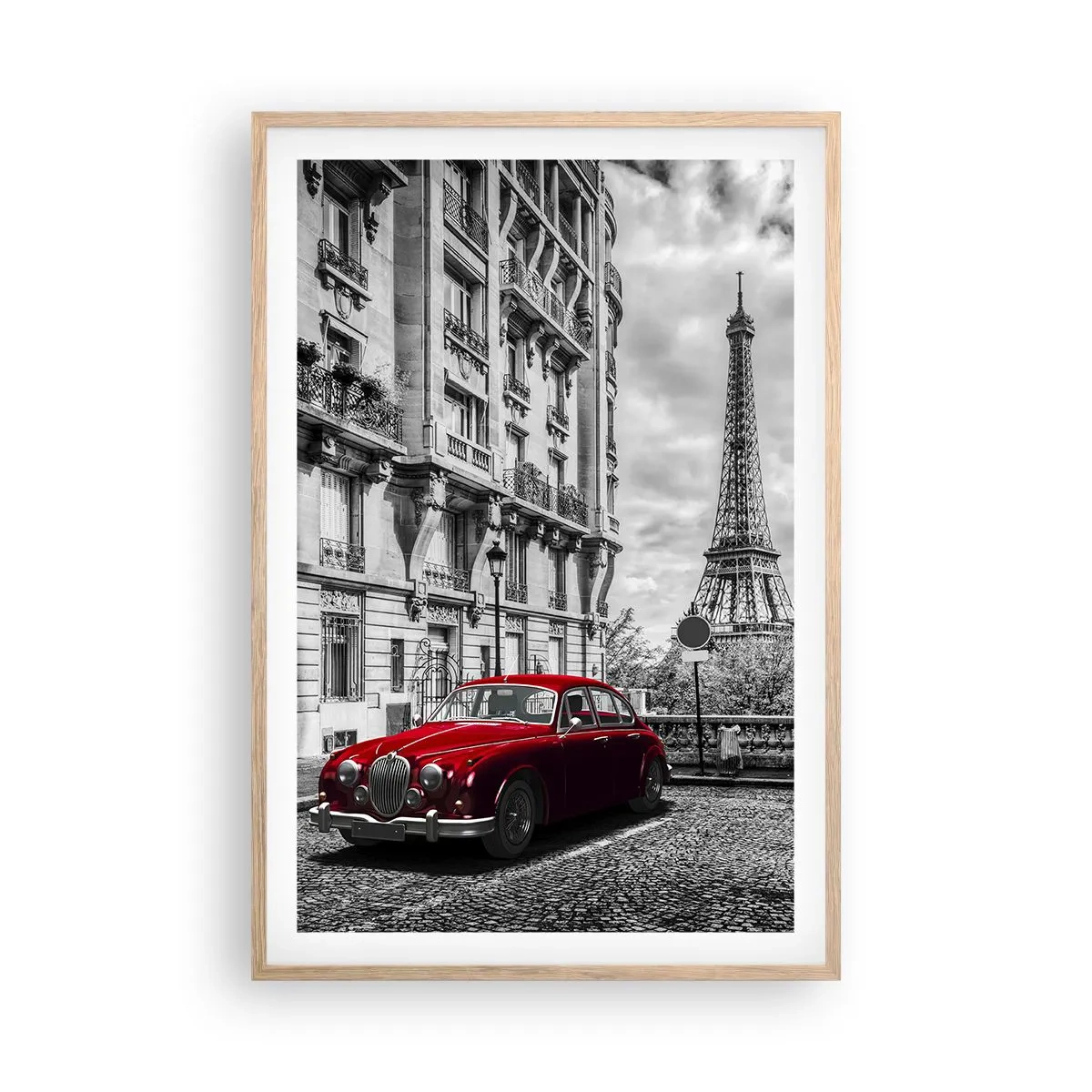 Affiche dans un chêne clair - Poster - Prédateur dans la ville - 61x91 cm