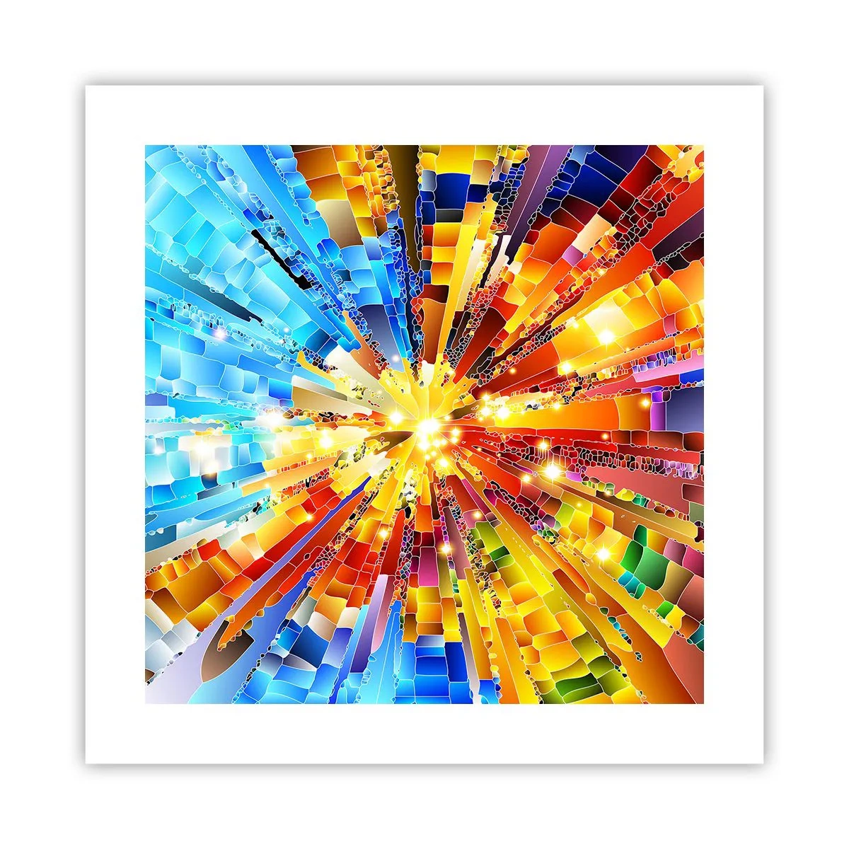 Affiche - Poster - In medias res - 40x40 cm
