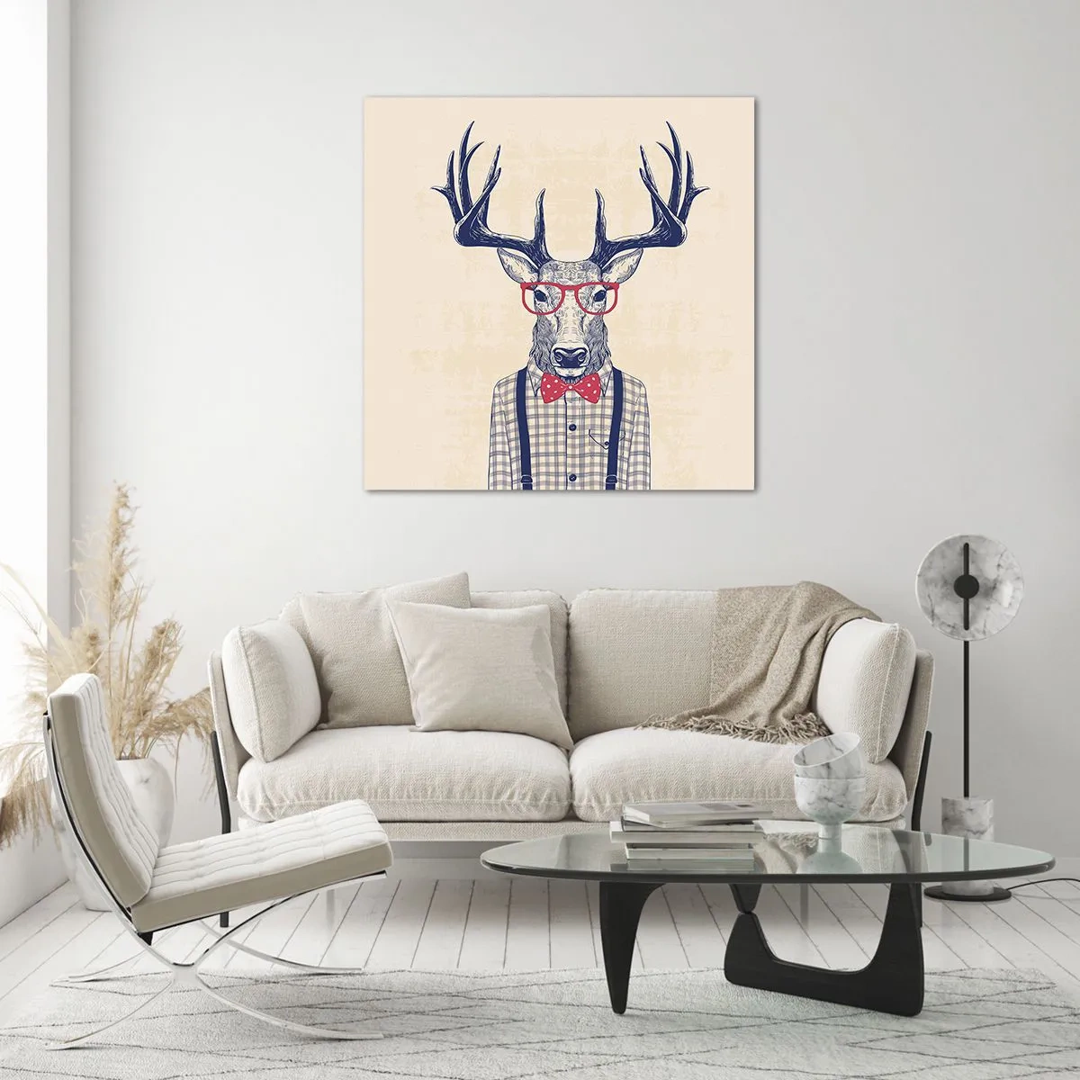 Impression sur verre - Image sur verre - Une extravagance amusante - 70x70 cm