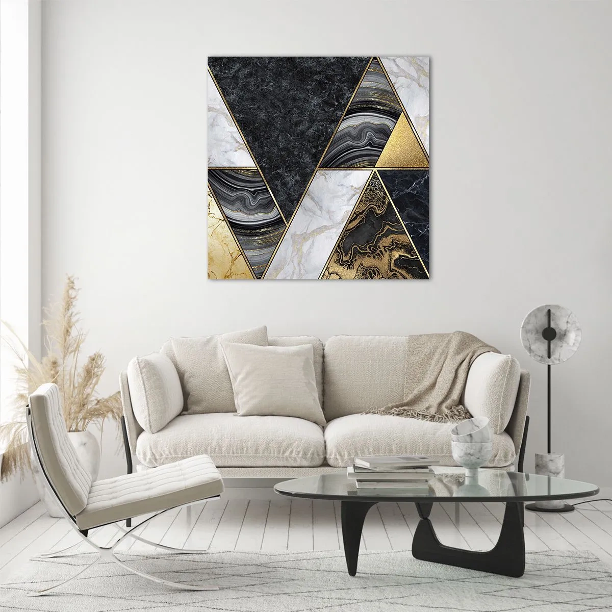 Impression sur verre - Image sur verre - Pierre après pierre - 50x50 cm