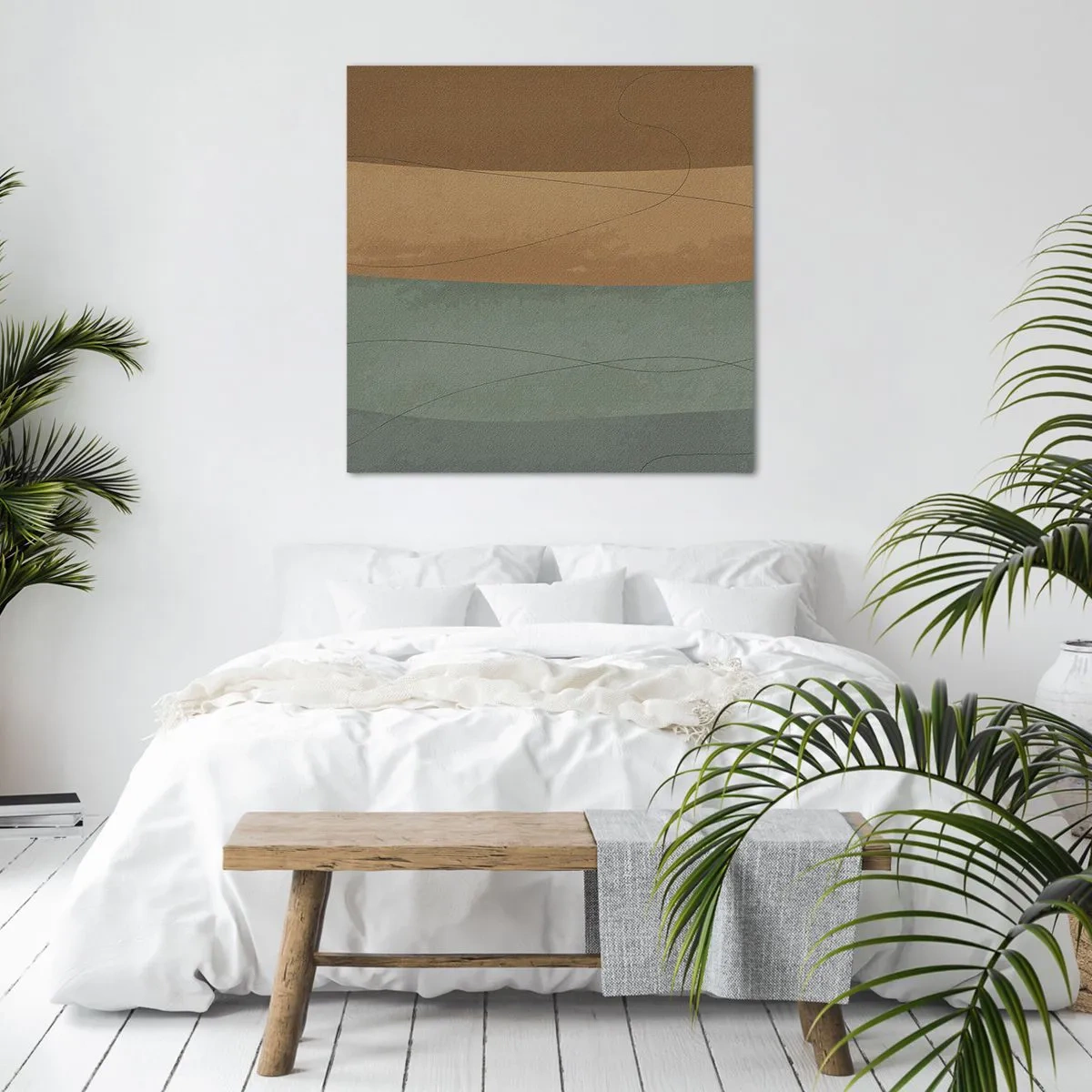 Impression sur toile - Image sur toile - Composition horizontale - 70x70 cm