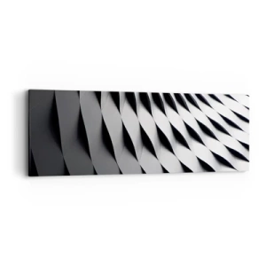 Impression sur toile - Image sur toile - A la surface des vagues - 90x30 cm