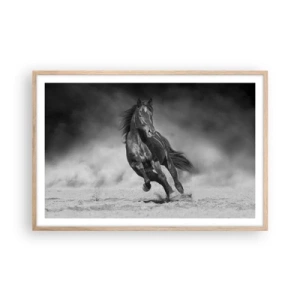 Affiche dans un chêne clair - Poster - Digne de l'émir lui-même - 91x61 cm