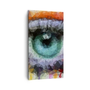 Impression sur toile - Image sur toile - Lueur cristalline des yeux - 45x80 cm