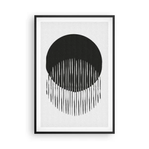 Affiche dans un cadre noir - Poster - Son alter ego - 61x91 cm