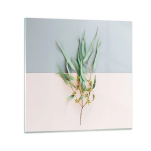 Impression sur verre - Image sur verre - Subtilité pastel - 60x60 cm