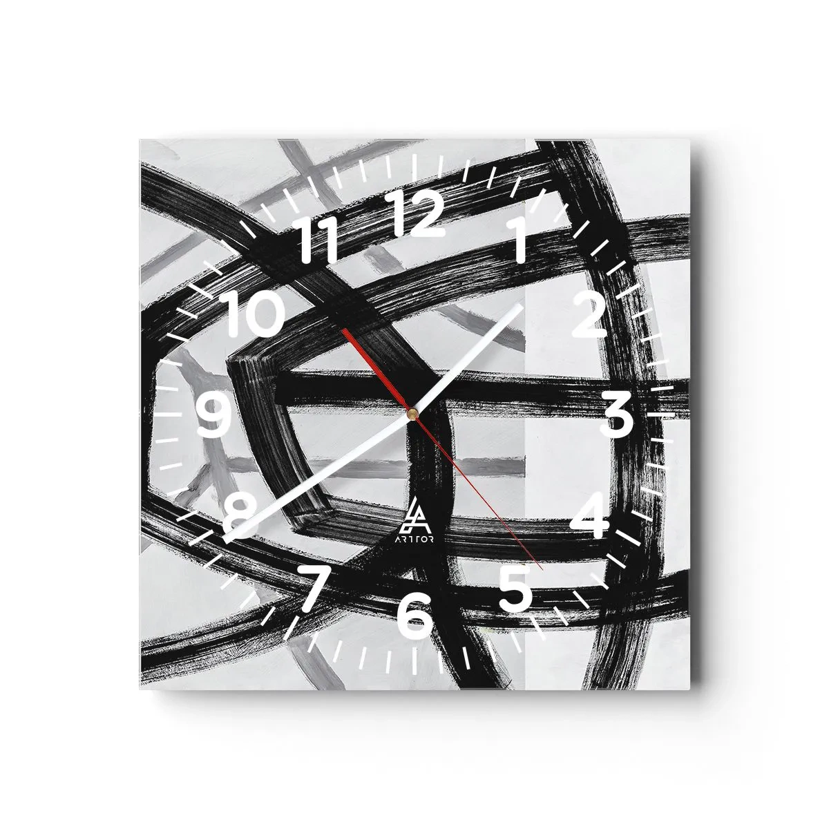 Horloge murale - Pendule murale - Profondeur du bâtiment - 40x40 cm